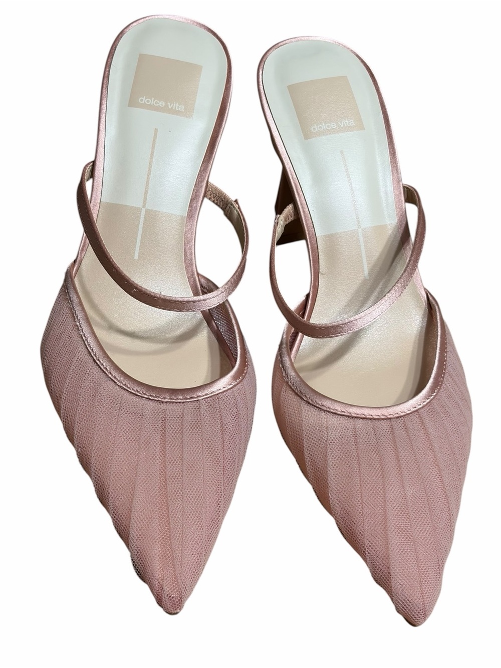 Dolce Vita Rose Pink Pointed Slingback Heels